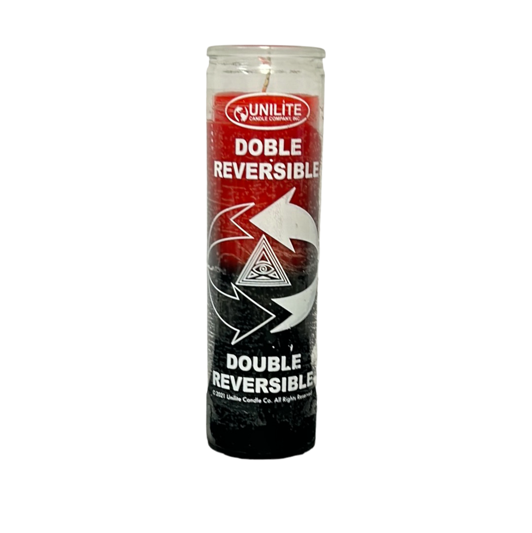 Veladora Doble Reversible / Double Reversible Candle