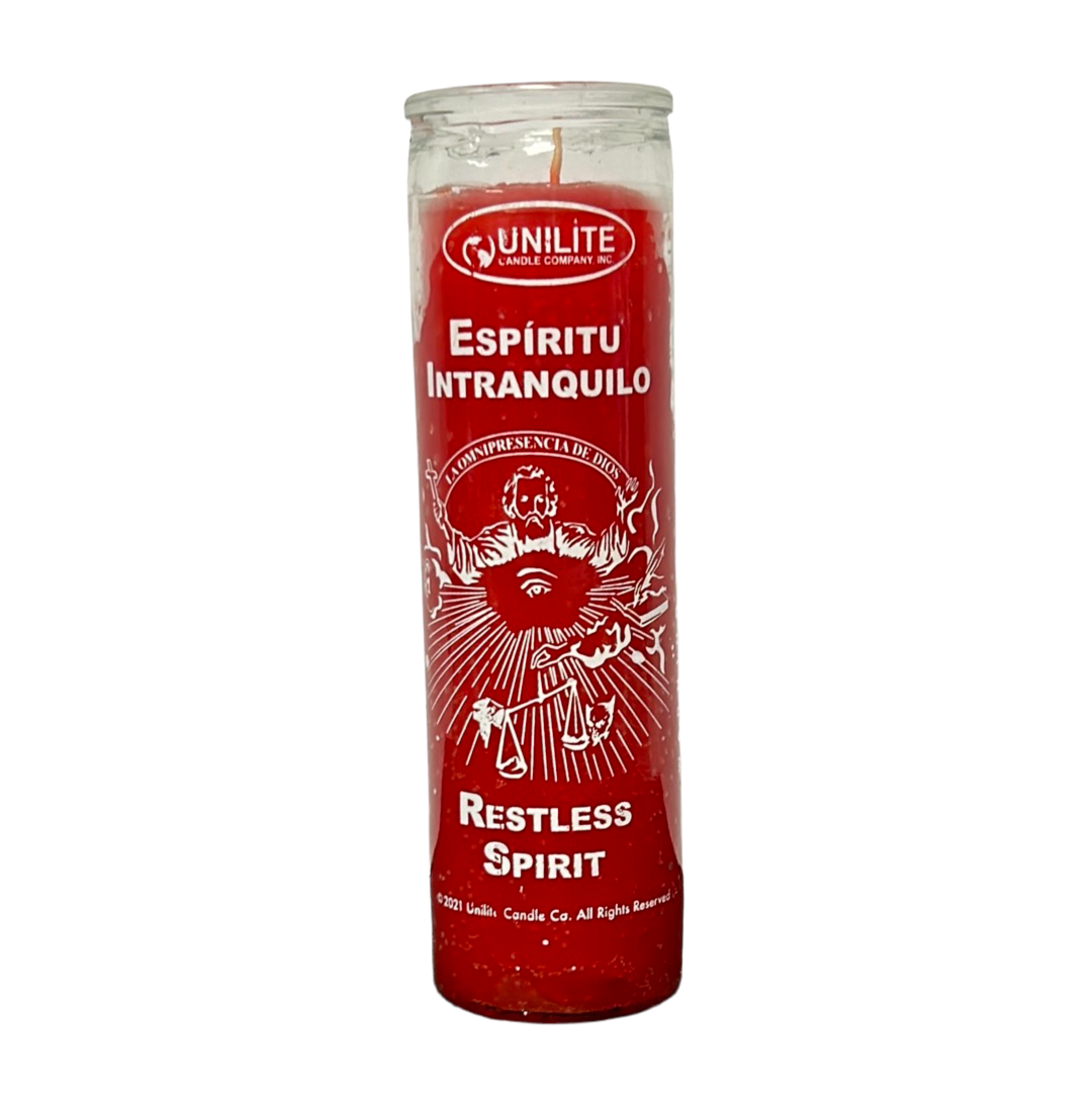 Veladora Espiritu Intranquilo / Restless Spirit Candle
