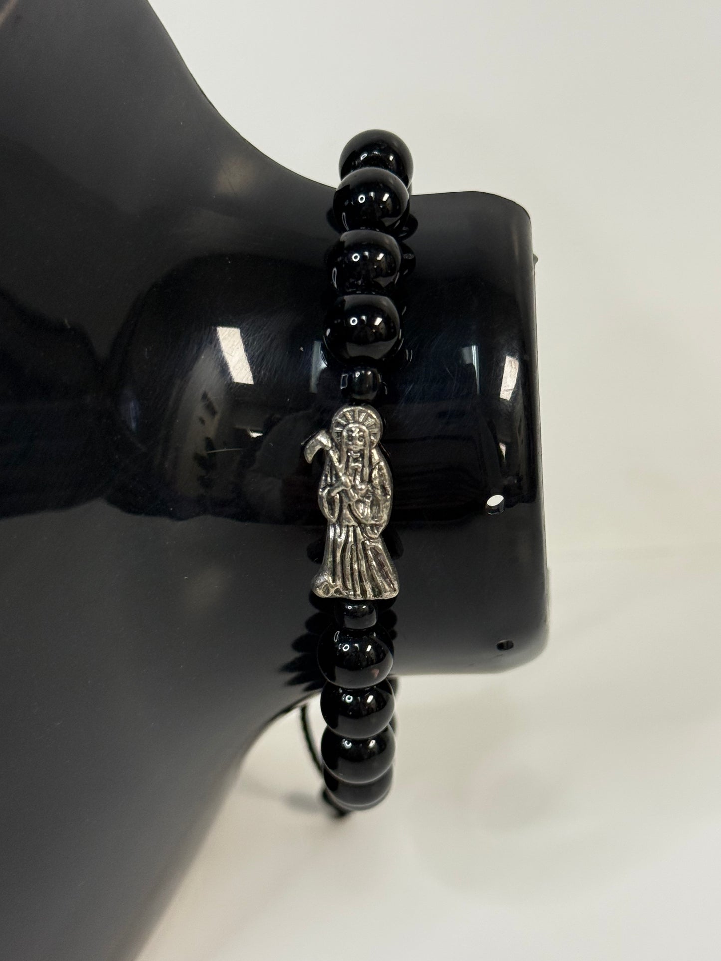 Pulcera Onyx de la Santa Muerte