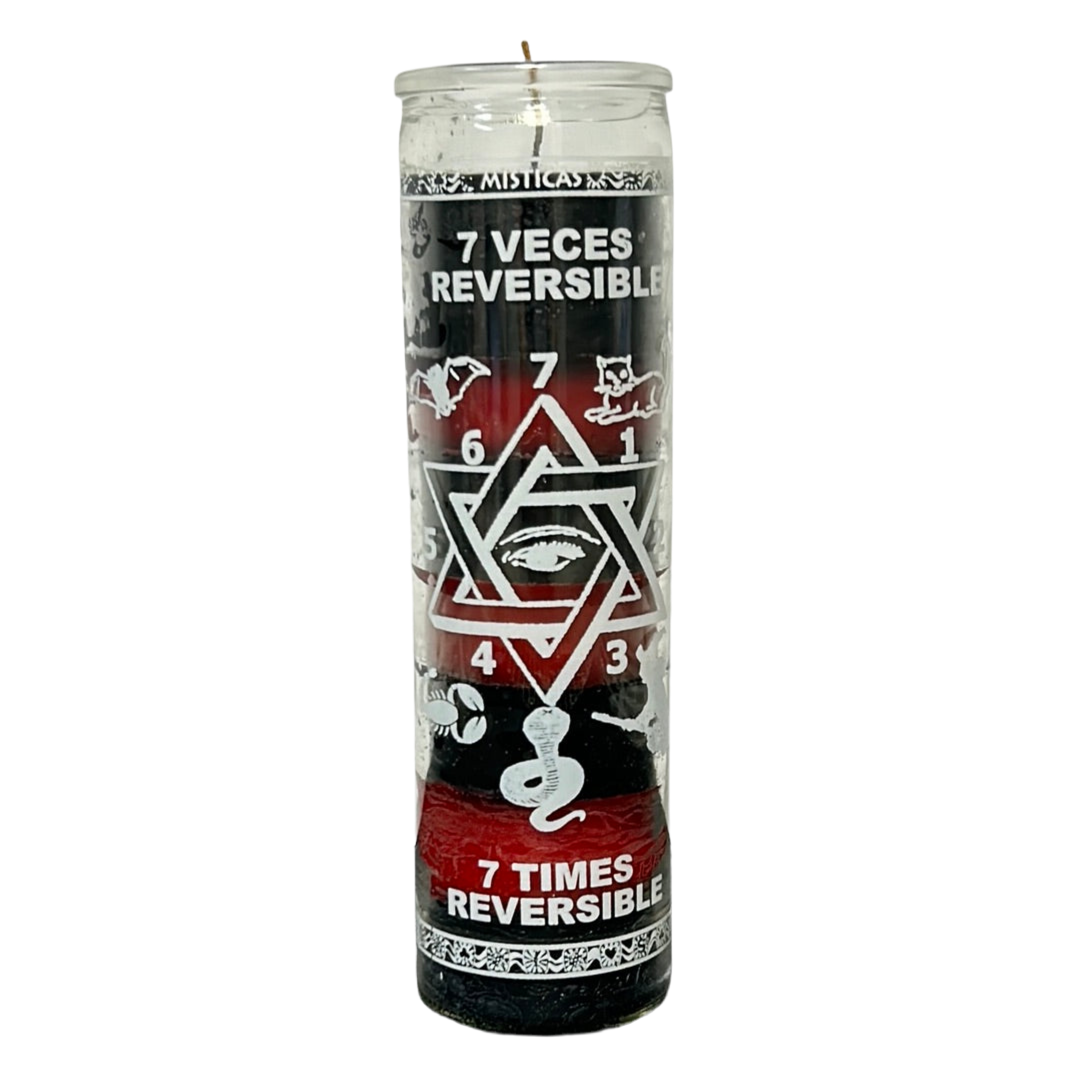 Veladora 7 Veces Reversible / 7 Times Reversable