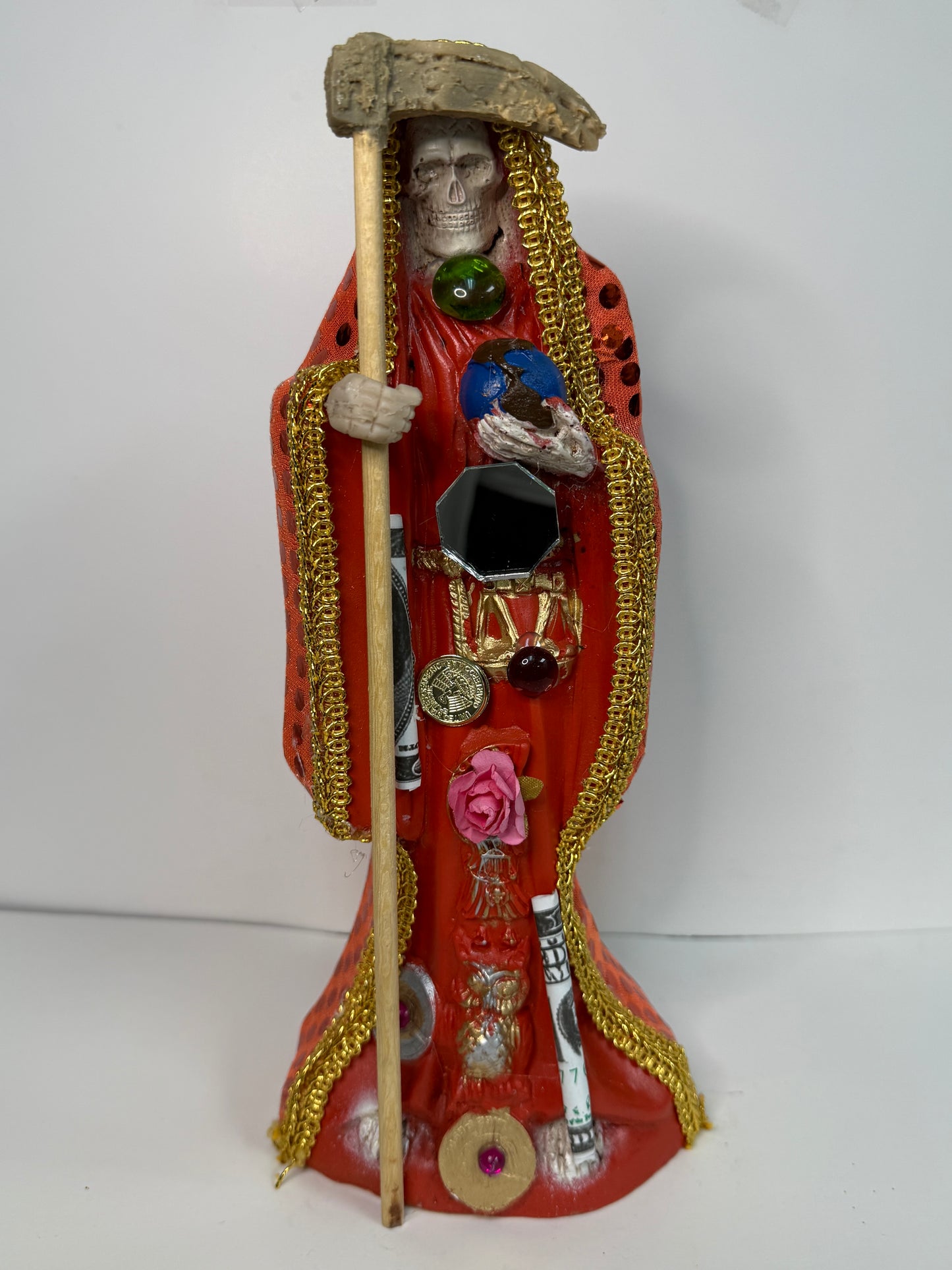 Santa Muerte Vestida 12” pulgadas / Dressed Santa Muerte 12” inch