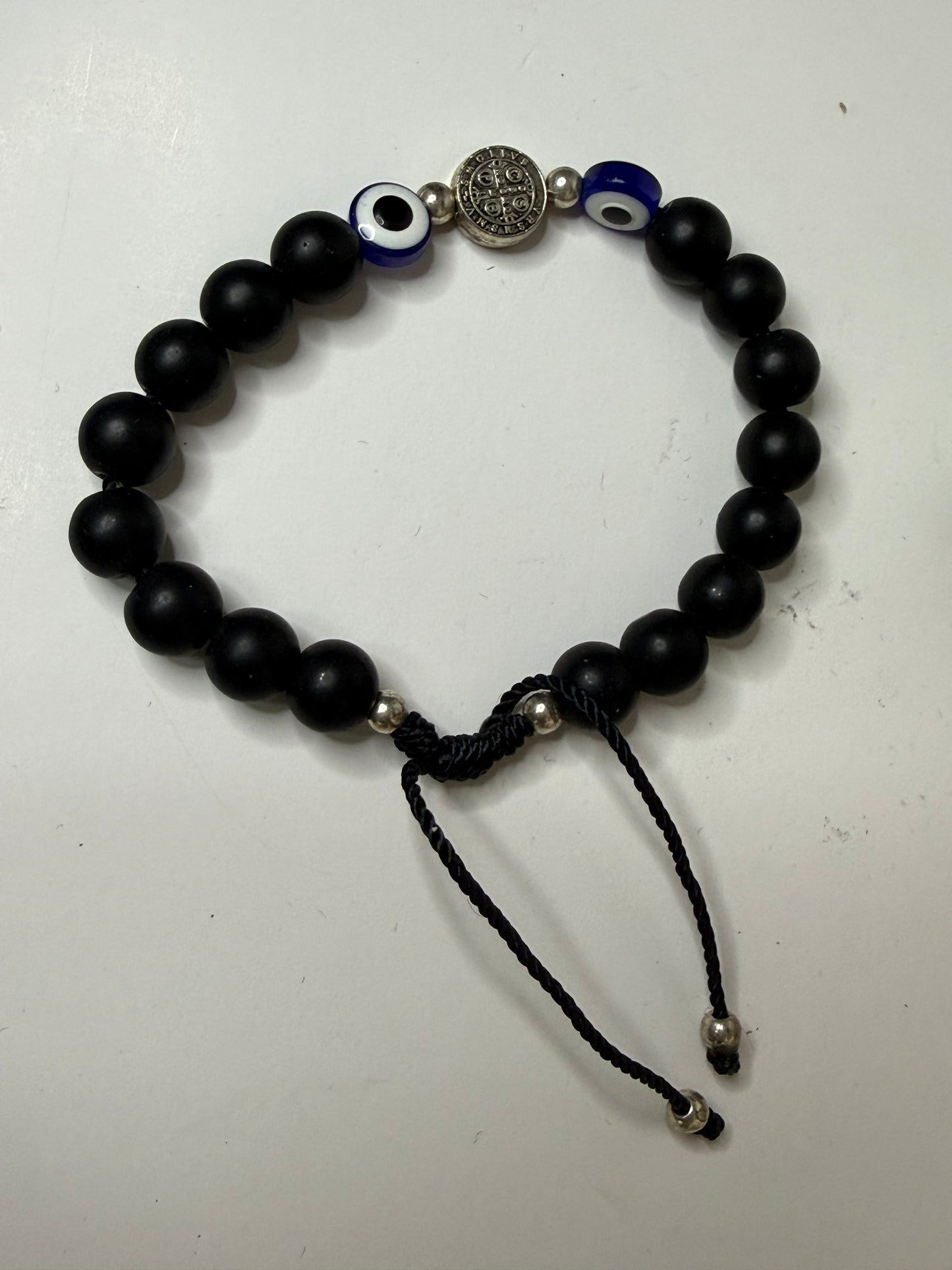 Pulcera De San Benito con ojo / Saint Benedict bracelet with evil eye
