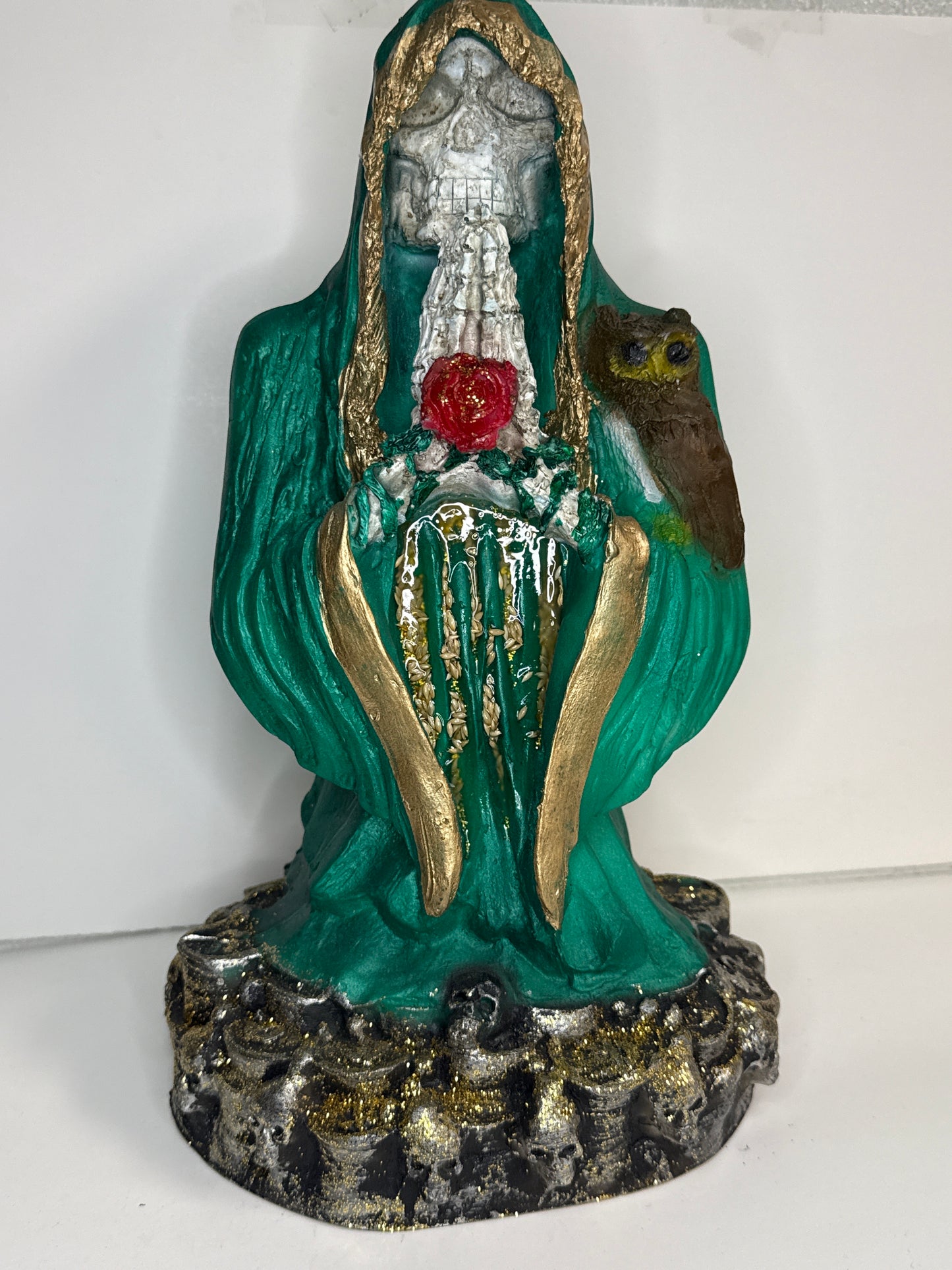 Santa Muerte 13”x7” Imagen / Santa Muerte 13”x7” Statue