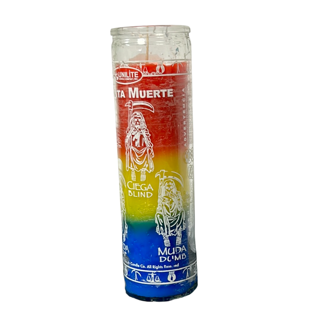 Veladora Ciega Sorda Muda Santa Muerte