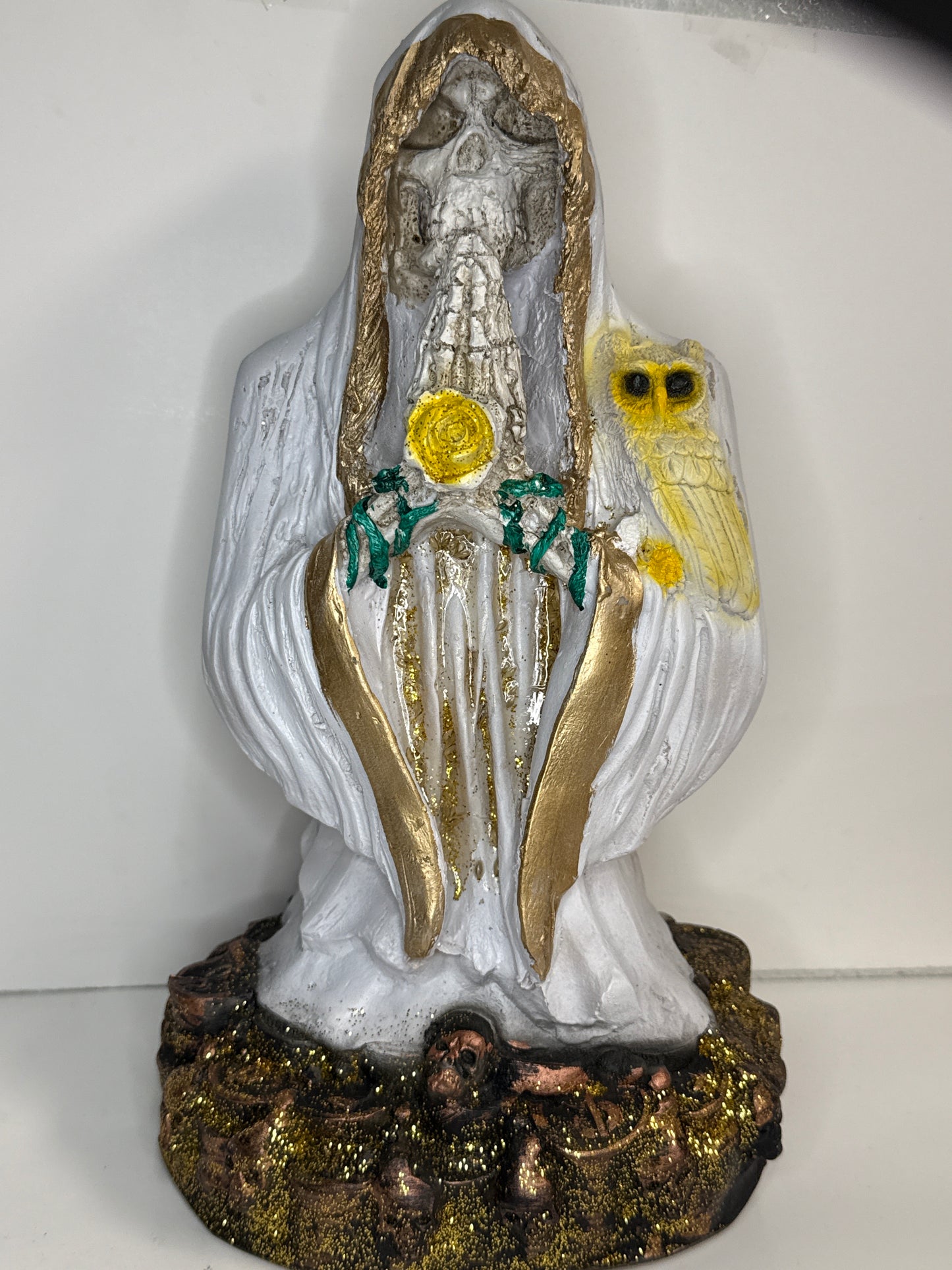 Santa Muerte 13”x7” Imagen / Santa Muerte 13”x7” Statue