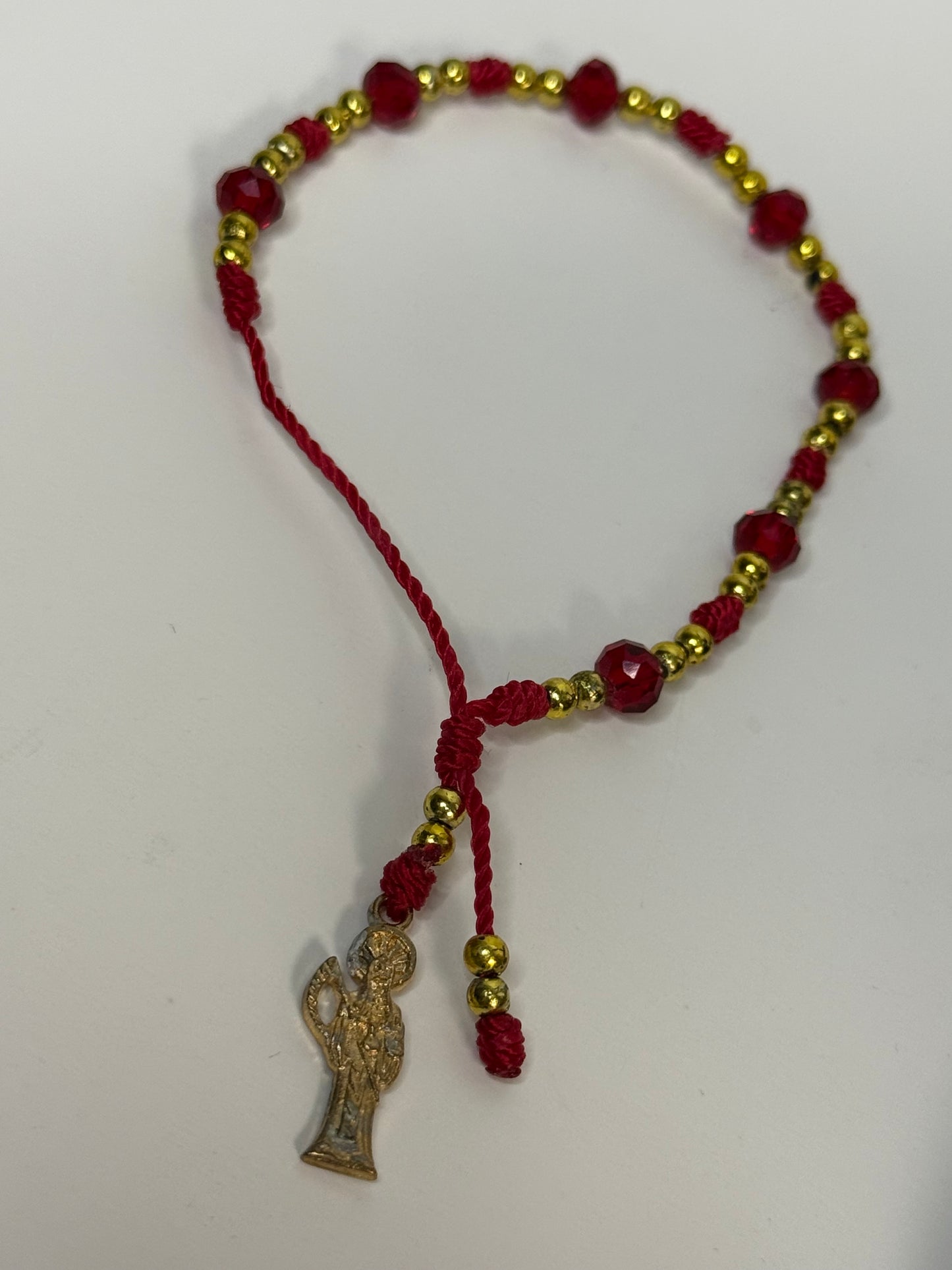 Pulcera Santa Muerte con Dije (Dorado)