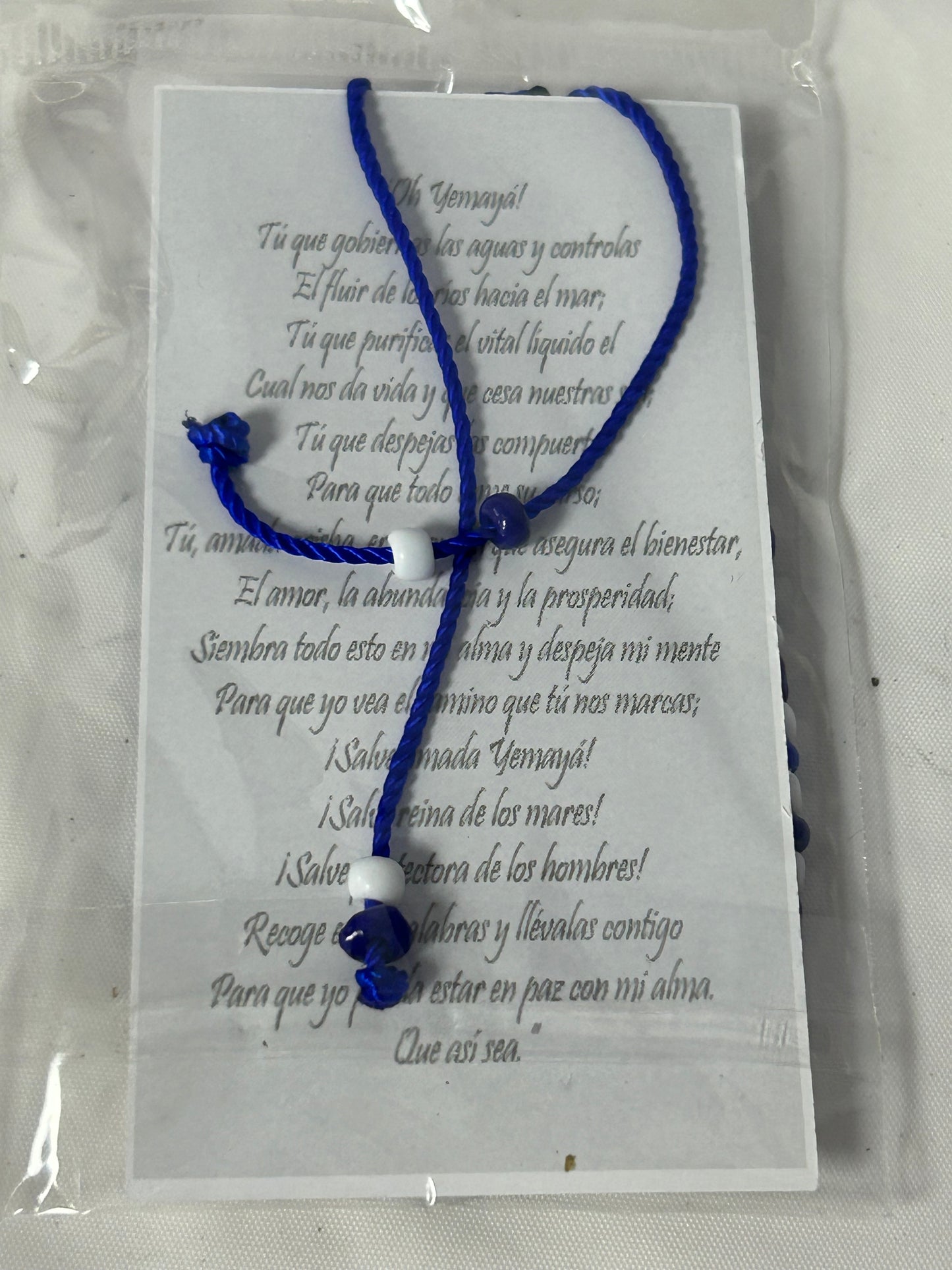 Pulcera de Yemaya / Yemaya bracelet