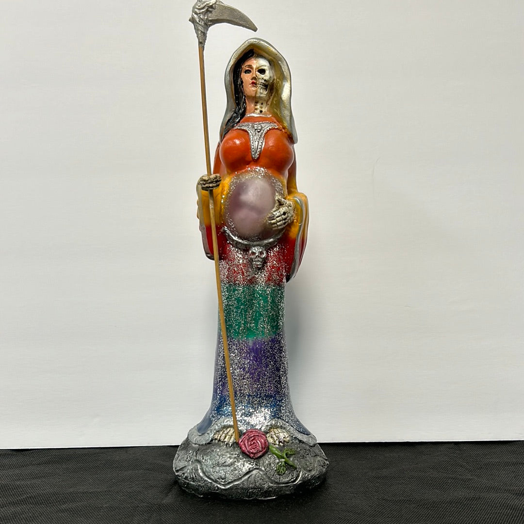 Santa Muerte Embarazada 7 Colores 12.5"/ Pregnant Santa Muerte 7 colors