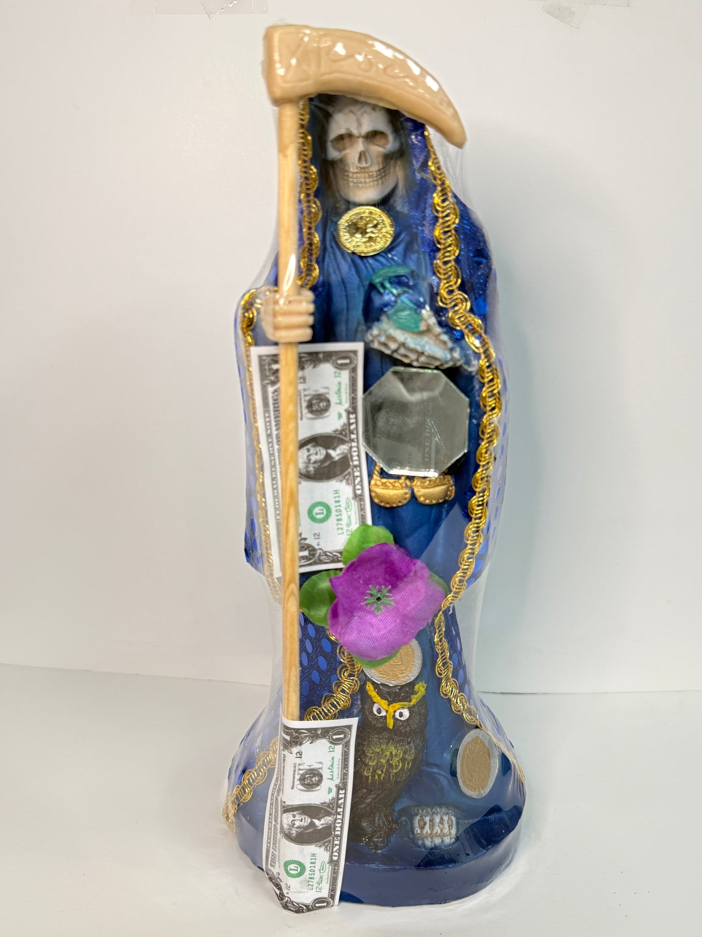 Santa Muerte Vestida 12” pulgadas / Dressed Santa Muerte 12” inch