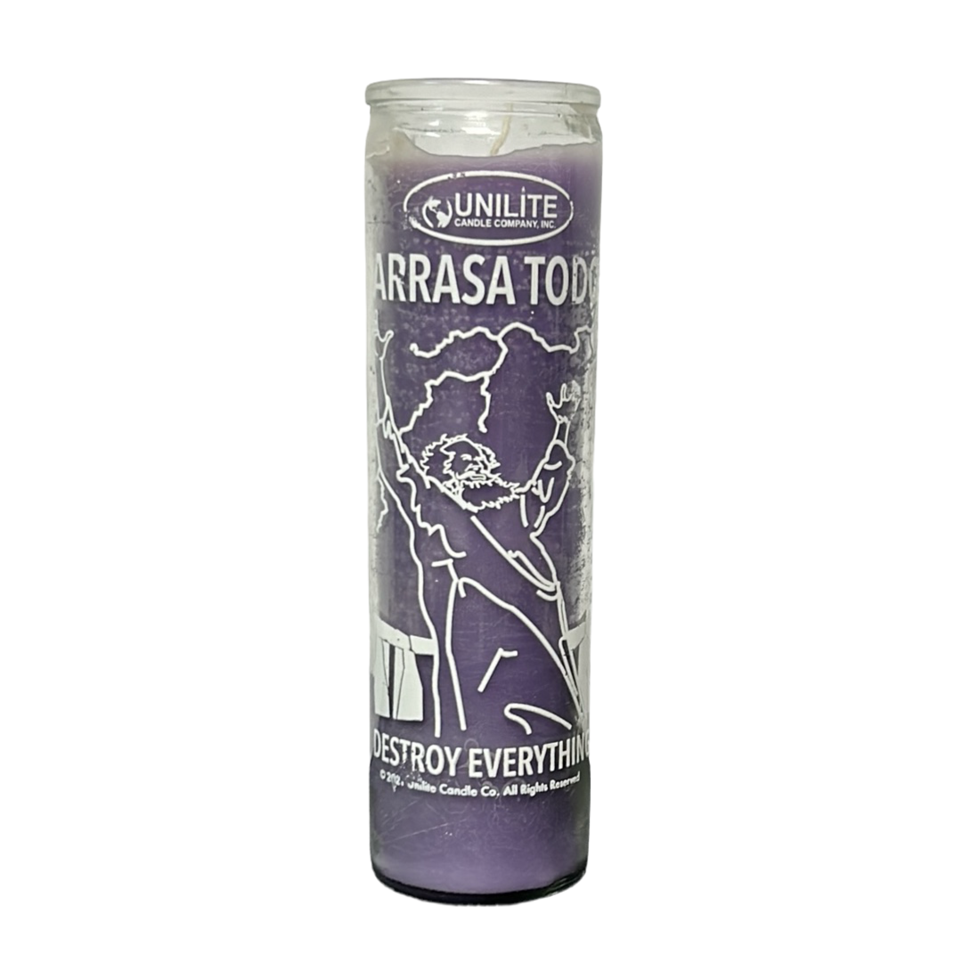 Veladora  Arrasa con Todo / Destroy Everything Candle