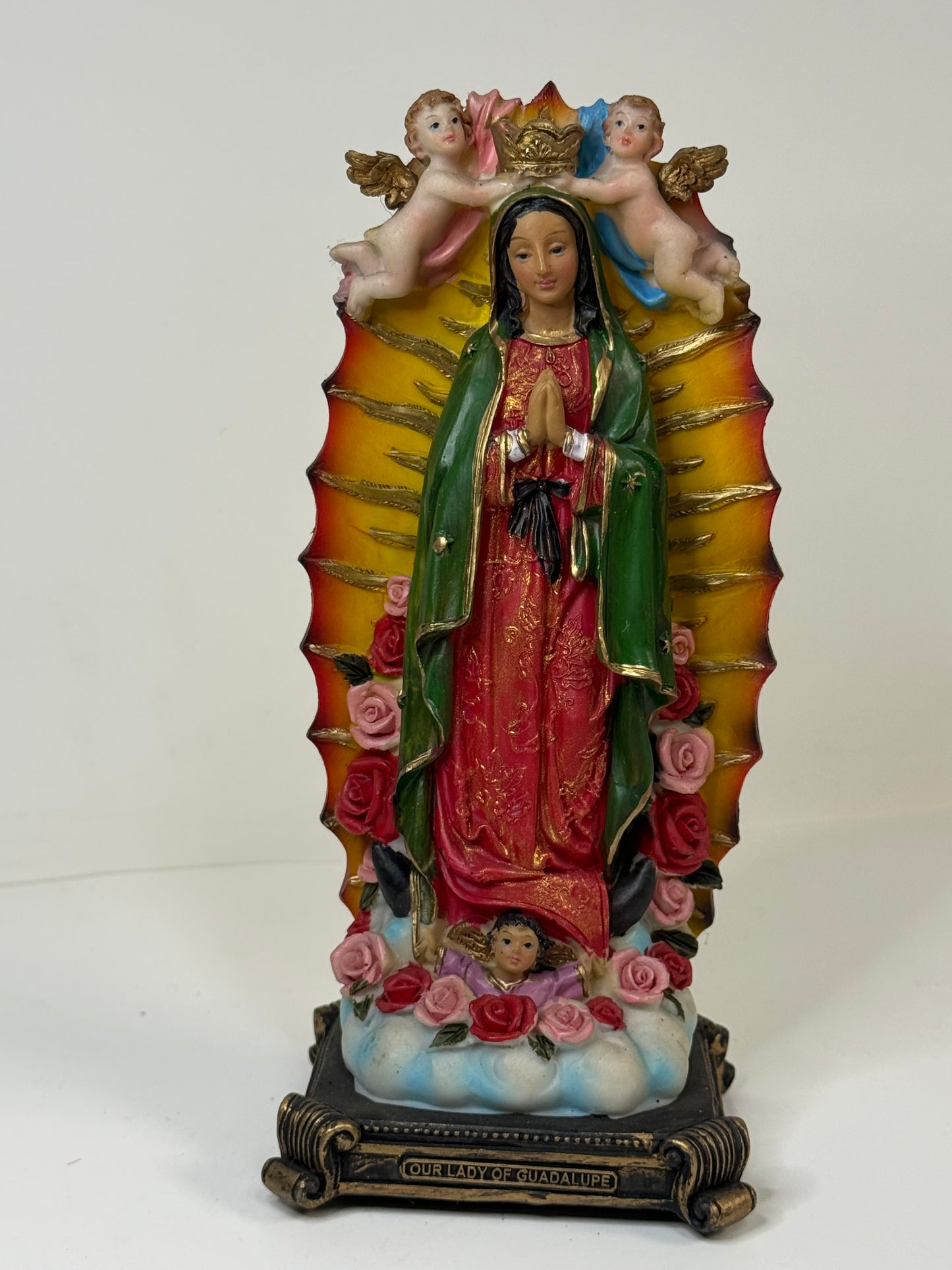 Virgen de Guadalupe 8.5" / Virgin Mary statue 8.5"