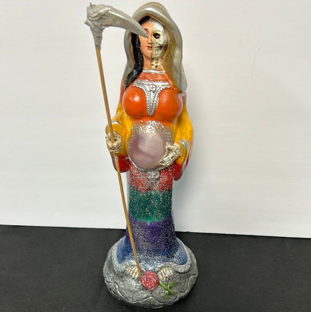 Santa Muerte Embarazada 7 Colores 12.5"/ Pregnant Santa Muerte 7 colors