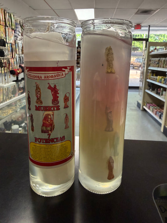 Santa Muerte Gel candle