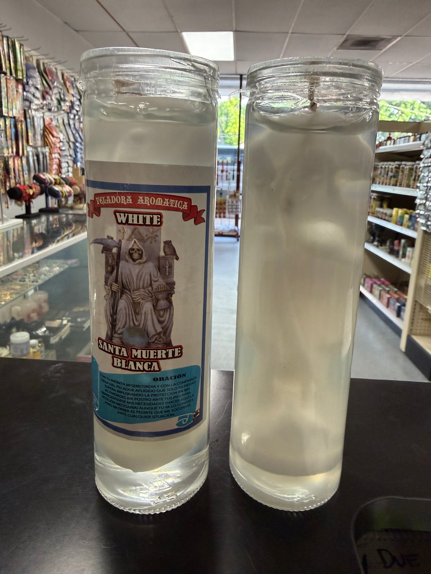 Santa Muerte Gel candle