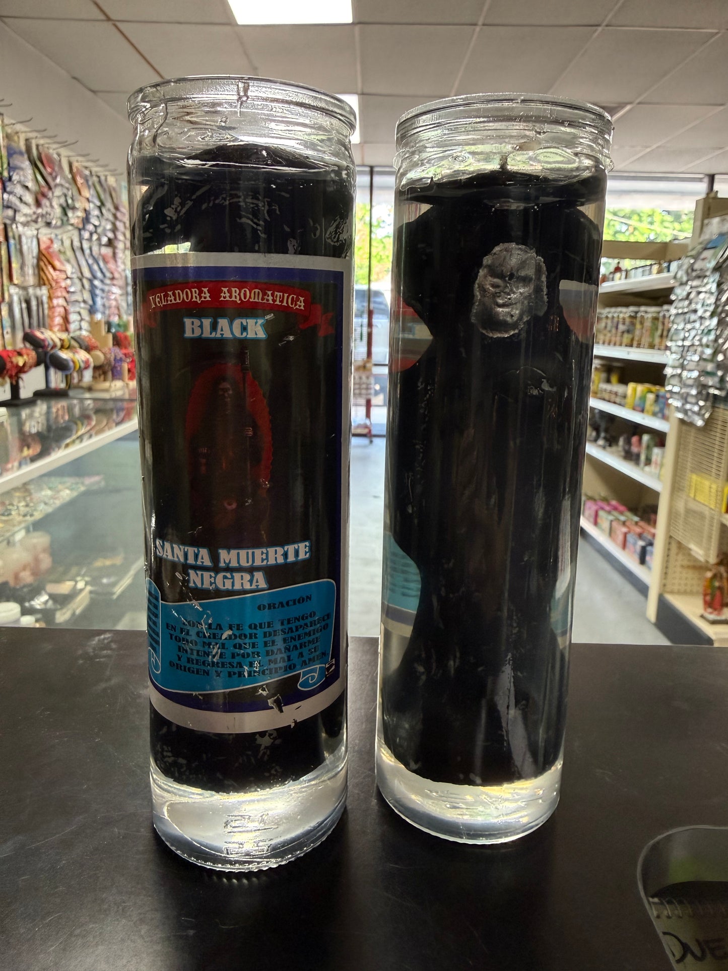 Santa Muerte Gel candle