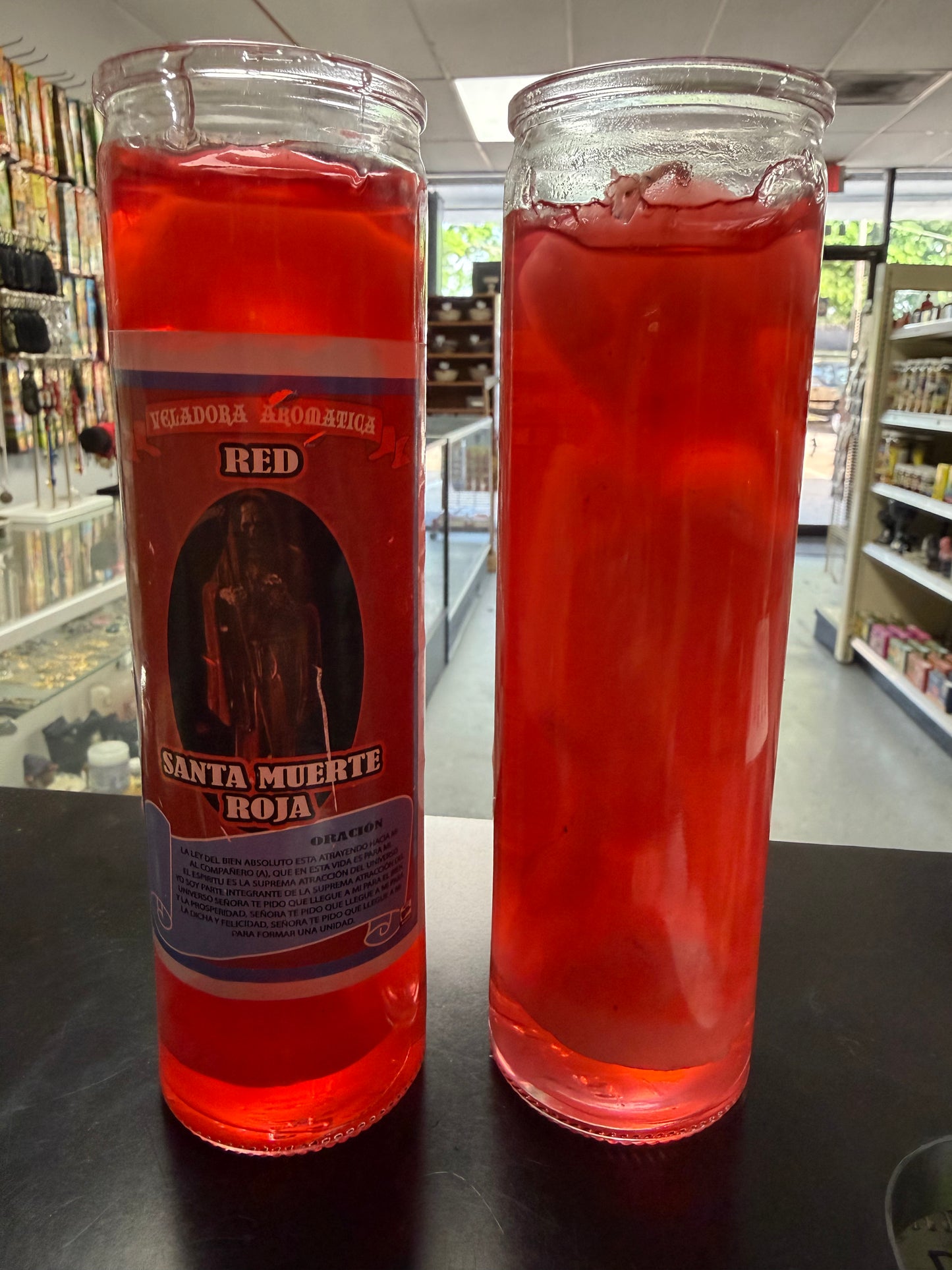 Santa Muerte Gel candle